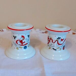 Vintage‎ Japan Christmas Goose Candle Holders